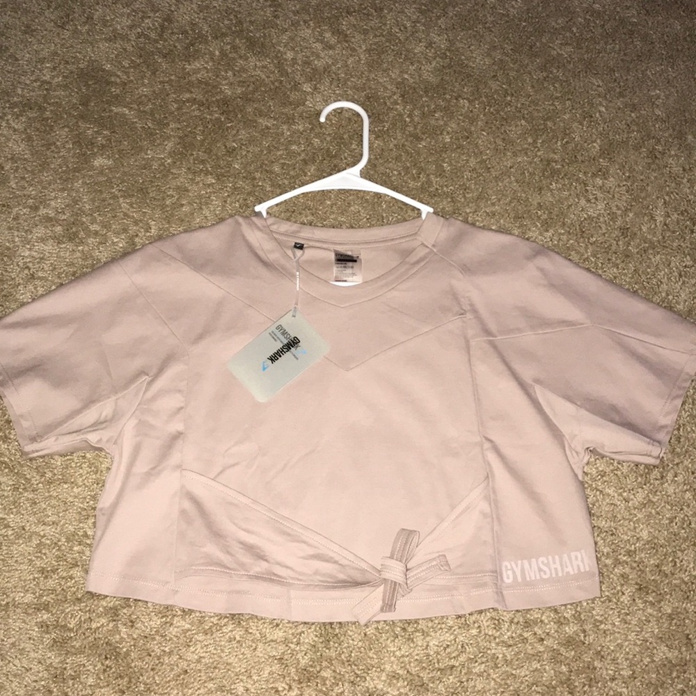 Ori crop top taupe
